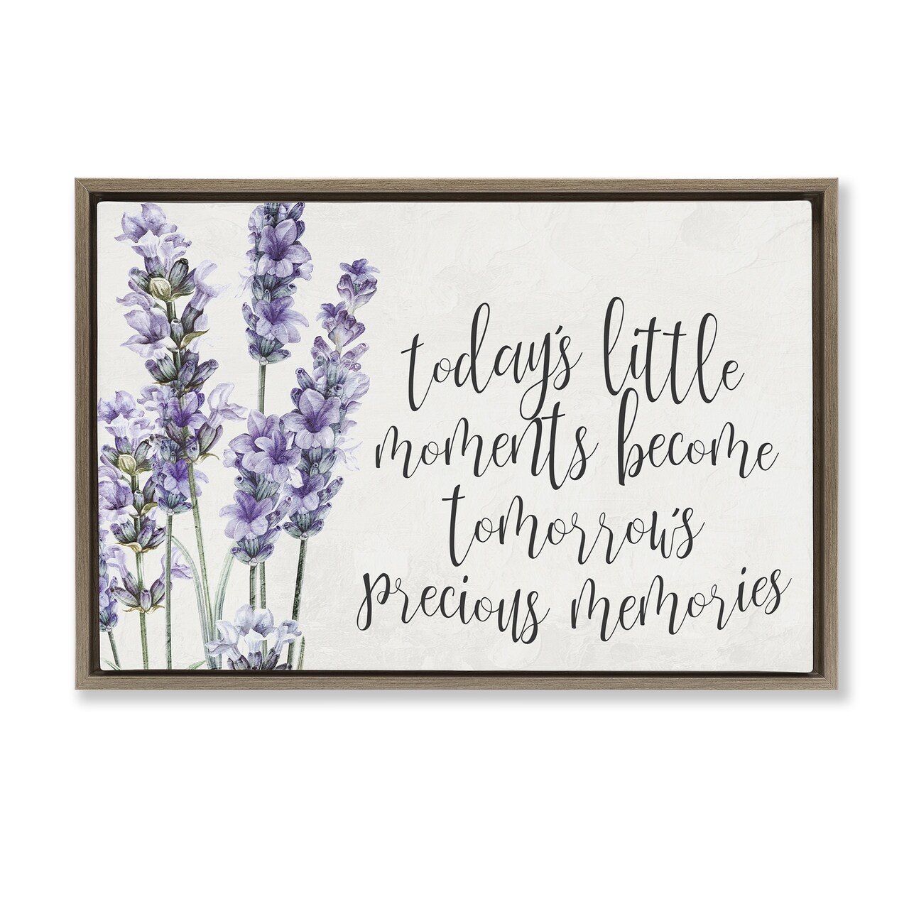 Stupell Industries Today's Little Moments Sentiment Floating Frame By Kim Allen